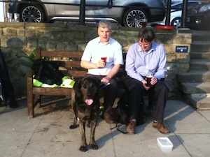 Kevin Morris and his Guidedog Trigger