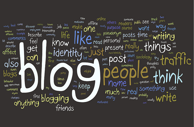 blogging wordcloud