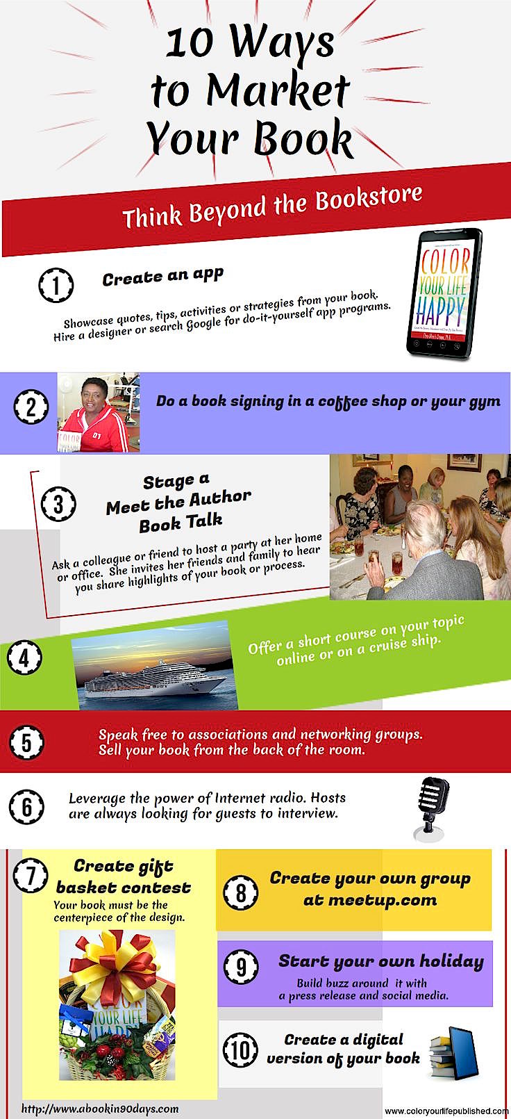 10 ways to market your book