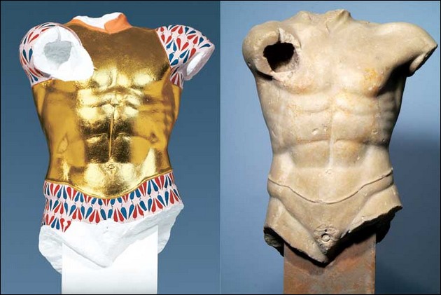 the original colors of ancient Greek and Roman sculptures 3