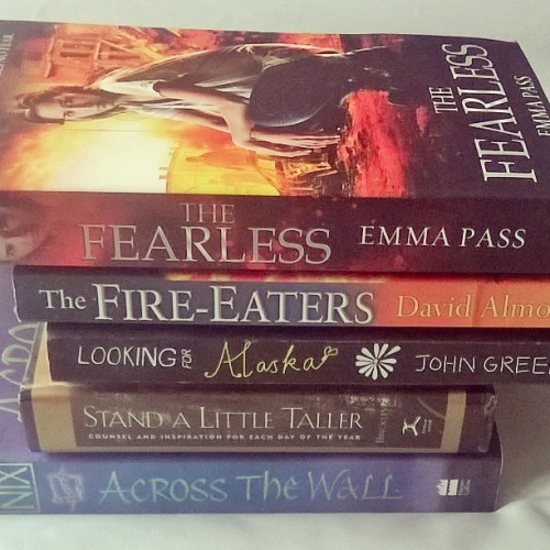book spine poetry, the last krystallos,