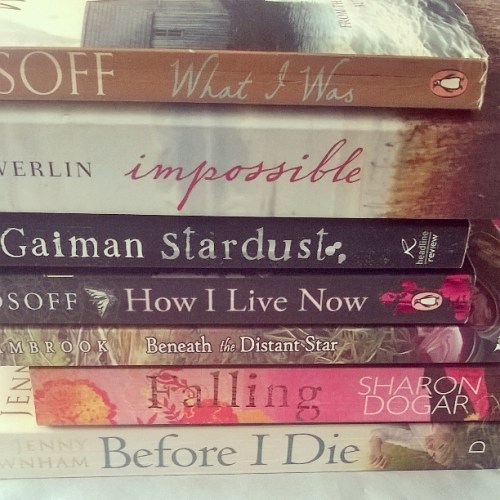 book spine poetry, the last krystallos,