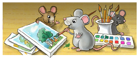 Mouse artists working together