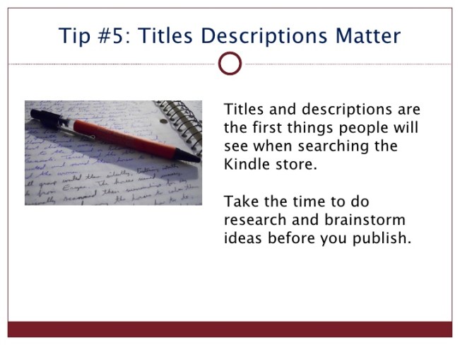 kindle tip 5