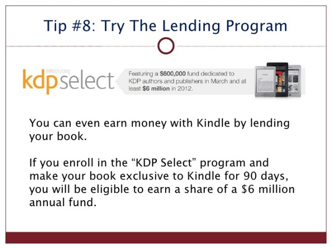 kindle tip 8