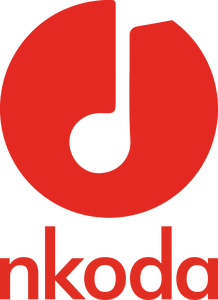 Nkoda Roundal Logo red (Text Below)