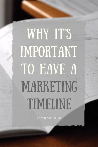 Why it's important to have a marketing timeline. Image: Calendar book open