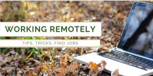 work remotely