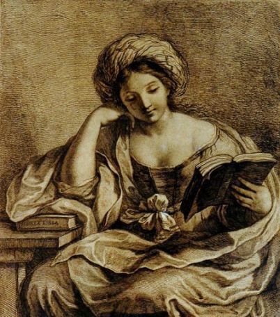 Girl reading, Francesso Bartolozzi