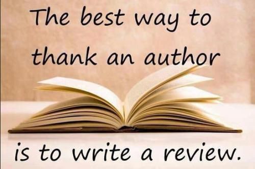 The best way to thank an author, is to write a review.