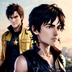 Young Man & Woman, ai art by Chris Graham